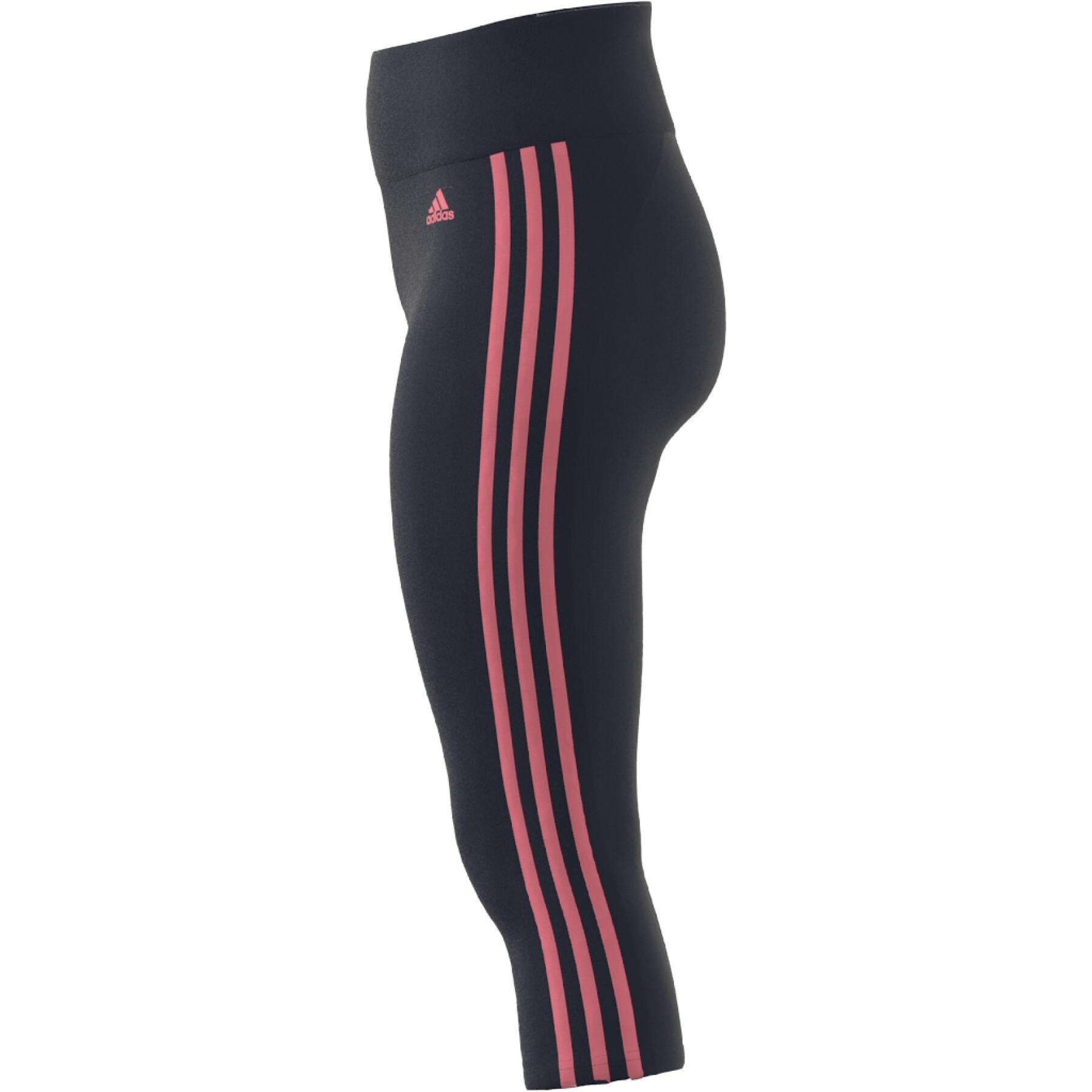Leggings für Frauen adidas Designed To Move High-Rise 3-Stripes 3/4 Sport